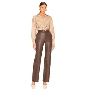 The Zaza Leather Pant
